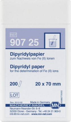 Dipyridylpaper 20 x 70 mm pack à 200 stripes