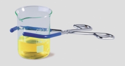 Becherglaszangen, chromierter Stahl