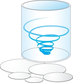 Asymmetric cellulose triacetate ultrafilter, pack of 10