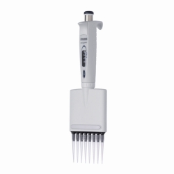 labopette® variable 10 - 100 µl 8-channel pipette with variable volume adjustment