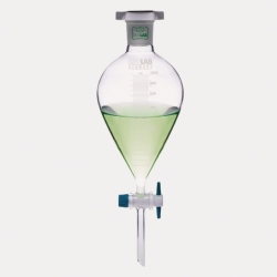 Separating funnels, conical, borosilicate glass 3.3