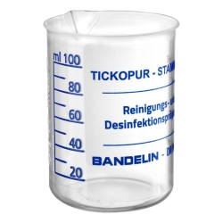 Measuring beaker MB 100 PVC, for Tickopur/Stammopur