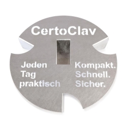 Instrumentenplatte mit 3 Füßen für CERTOCLAV, ø 225mm x 40mm