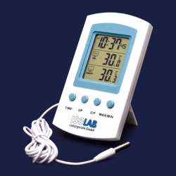 Electr.thermometer -20...+50:0,1°C memory function, LCD display