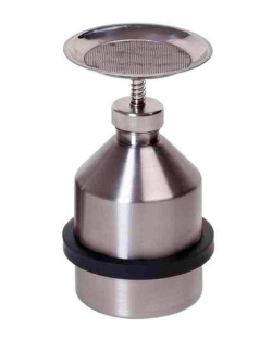Steel plunger 1 ltr. stainless steel