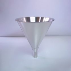 Funnels for chutes, stainless steel