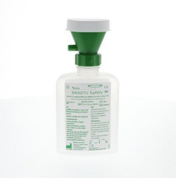 EKASTU-Eye-wash bottle mini ECO with funnel, filled approx. 200 ml