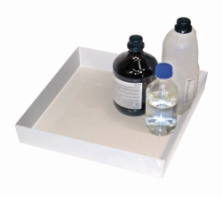 Tank bottom 427x442x70 mm sheet steel powder-coated RAL 7035