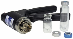 Crimper, ergonomic for 20mm alu-caps