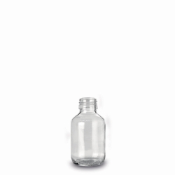 Enghalsflaschen, Kalk-Natron-Glas, klar, PP 28