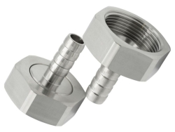 Adapters G 1 1/4" female to barbed fitting for tubing 1/2" inner dia. pack of 2