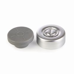 Crimp seals ND20, center tear off caps, aluminium, unassembled