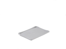 Overlay lid Basicline, PP, grey for Euro containers Art. No. 417400.417401, 417402, 417403, 417404, 300x400 mm