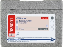 Cuvette test " Zirconium 100" 5-100 mg/L, no dan. goods pack of 20 tests
