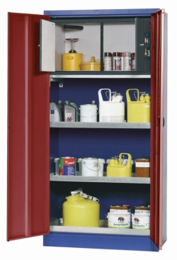 Environmental cabinet E-CLASSIC-UF, E.195.095.F Type30-Box, 950x500x1950mm (WxDxH), cylinder lock Body colour gentian blue (RAL
