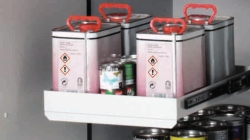 Drawer 25kg, RAL 7035 345x500x50mm