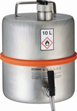 Safety stand vessel 10 l with fine dosing feeder above, separate ventilation, 260x335mm