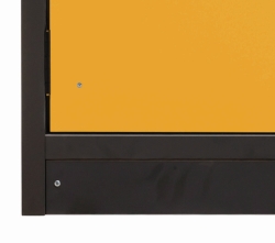 Base cover for Q15, Q30 600mm Melamin coated, RAL 7016