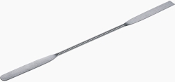 Mikro-Doppelspatel, rostfrei, 100 mm flexibel