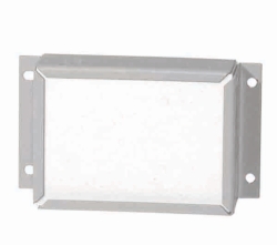 Rohrdurchf&uuml;hrung lichtgrau RAL 7035 Stahlblech, pulverbes. glatt, f&uuml;r Modell(e): Q90, S90, UB90, XL90