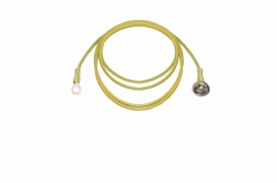 Erdungskabel L 1,5m inkl. 1 x Druckknopf und 1 x Anschlussring Ø 5mm