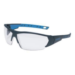 Protection spectacles i-works black, lenses:colourless, UV-protection