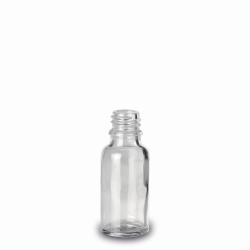 Tropfflaschen, Kalk-Natron-Glas, klar