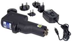 Elektronische &Ouml;ffnungszange f&uuml;r 20mm Alu-B&ouml;rdelkappen 6,6V, mit Aufladestation und Steckerset