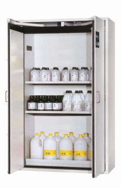 Saftey cabinet S-CLASSIC-90 WDAS 1200 x 615 x 1968 mm (WxDxH), RAL 7035, 2 shelves,