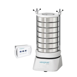 Analysing sieve machine EML 315 digital plus T for dry sieving, w. clamping system twinnut, lid w. gauge-glass, 230 V, 50 Hz