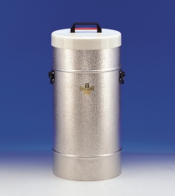 Dewargefäße mit großem Volumen, zylindrische Form, Aluminiumbehälter mit seitlichen Griffen