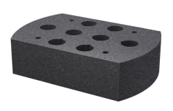 Aufsatz VX 11.6 für 50 ml Gefäße, 8xØ27 mm