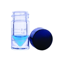 WHEATON-Fläschchen 2,0 ml, klar Borosilikatglas, graduiert, Schraubgewinde mit 20-400, VE=12 (W986272NG)