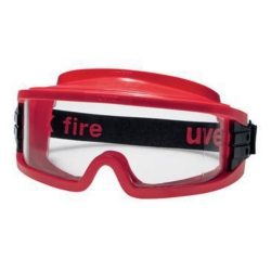 Full-view goggles ultravision 9301 Protection level 2C-1.2, lens colourless red socket, uvex supravision excellence coating