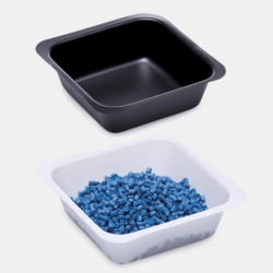 Weighing boats 7 ml, PS white, square form, non-sterilized, pack of 100