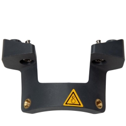 Adapter set for stirrer shaft protection