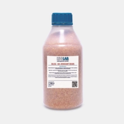 Silica gel beads desiccant 1kg in PP-bottle