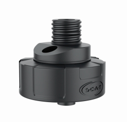 Safety Waste Caps SymLine<sup>®</sup>, PTFE, elektrisch ableitfähig