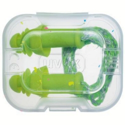 Earplugs uvex whisper+ green, SNR 27 dB, size M pack of 50 pair