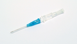BD Insyte Indwelling Vein Catheter, blue without injection valve, without wings, 22 G, outer diameter 0.9 mm, length 25 mm, pac