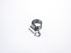Worm-threaded hose clips stainless steel