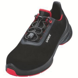 Low Shoes S2 68498, size 41 black, red, width 11 pair