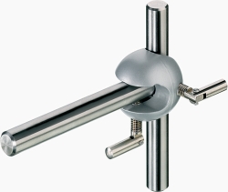 Kugelmuffe für Stäbe bis 13 mm, Zinkdruckguss, unlackiert