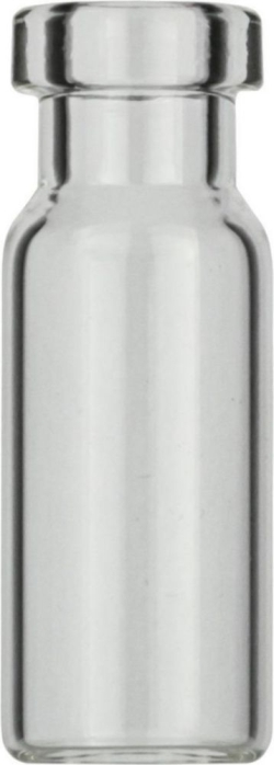 Crimp Neck Vials N 11, 1.5 ml clear, flat bottom, wide opening, pack of 100