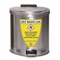 Entsorgungsbehälter, Edelstahl