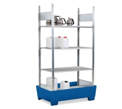 Hazardous goods shelving RWG 1064 with 4x grid 1236x816x2100