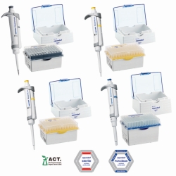 Einkanal-Pipetten Eppendorf Research<sup>&reg;</sup> plus 4er-Pack (Act now! Bundle)