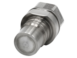 Clean-Break self-sealing adapter M24x1.5, FFKM temperature range: -45...+220°C connection M24x1.5 male
