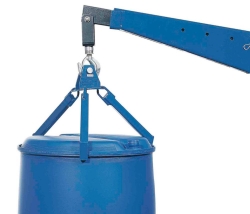 Barrel holder, vertical RAL 5010 Type P 360