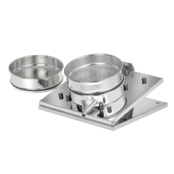 Abtropfvorrichtung für Siebe 200 o. 300 mm mit Klemmvorrichtung bei 17-20 Grad Neigung Ausführung nach Zeichnung A 10679